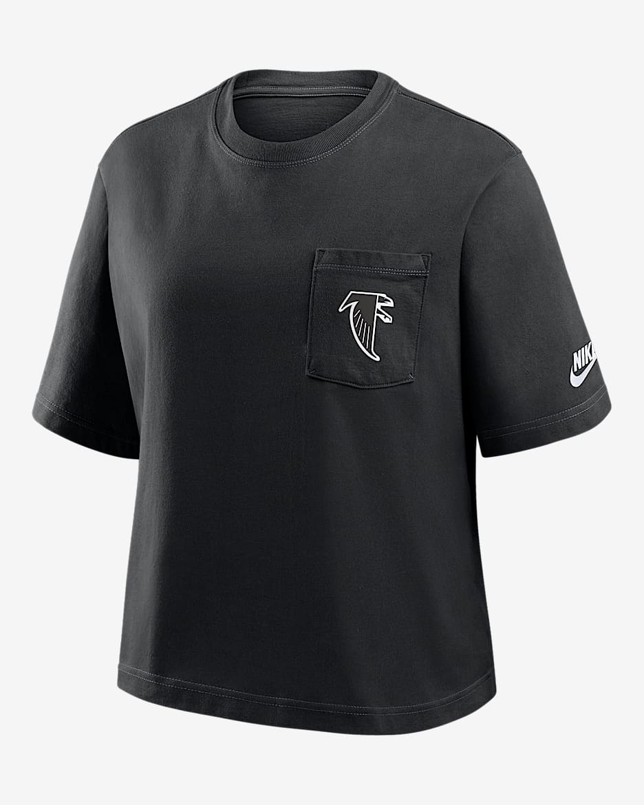 【NIKE】Atlanta Falcons Rewind Club Logo Men's Nike Black Atlanta Falcons Rewind Club Logo Pullover